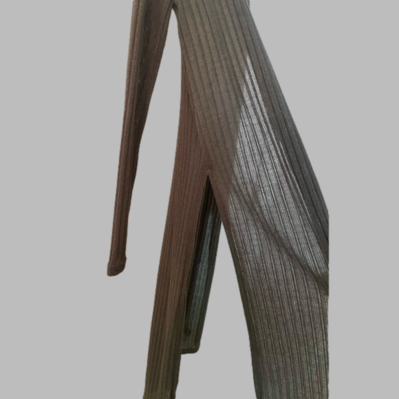 Women’s Long Maxi Long-Sleeve Cardigan Sweater with Slits - Picture 5 of 7